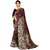 Maroon Silky Banarasi Silk Saree With Blouse