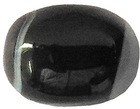 Hoseki Sulemani Hakik Stone Akik Stone 11.60 Carat Balck Color Oval Shape for Unisex