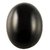 Hoseki Hakik Gemstone Akik Stone 10.20 Ratti Balck Color Oval Shape for Unisex