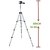 Aluminium Adjustable Portable and Fordable Tripod Stand Mobile Clip and Camera Holder