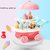 Chocozone Small Ice Cream Play Cart Kitchen Set Toy with Lights and Music ( 30pcs), Toys for 4 Years Old Girls