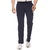 Solid Men NavyTrack Pants(Navy)