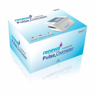 Renewa Fingertip Pulse Oximeter white