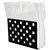 Metal Tissue Paper Holder (Pack of 2) Small Square Shape Design Black & White