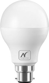 Nirvig Brand 9 Watt Cool White LED Bulb (Model DOB) - Pack of 12