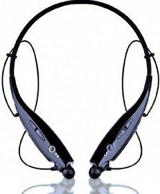 0nnix HBS 730 Neck band Vibration Wireless Bluetooth Headphone Black