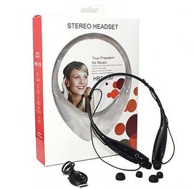 HBS-730 Bluetooth Stereo Sports Wireless Portable Neckband Headset for All Smartphone(black)