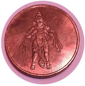 EAST INDIA COMPANY ONE ANNA LORD HANUMAN 1818 (TOKEN COIN)LUCKY COIN 45 GM BIG COIN