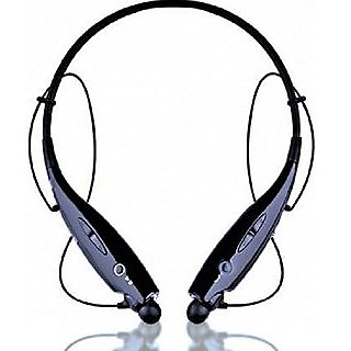 WOGO ORIGINAL HBS 730 Neck Band Vibration Bluetooth Headphone Black Colour