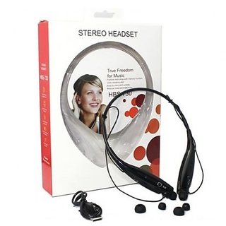 HBS-730 Bluetooth Stereo Sports Wireless Portable Neckband Headset for All Smartphone(black)