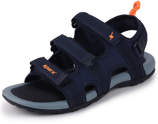 Sparx navy blue orange 2024 sandals