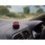 Red Solar Power Rotating Double Ring Perfume Fragrance Air Freshener Aromatherapy For Car Dashboard , Office , Home etc