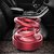 Red Solar Power Rotating Double Ring Perfume Fragrance Air Freshener Aromatherapy For Car Dashboard , Office , Home etc