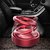 Red Solar Power Rotating Double Ring Perfume Fragrance Air Freshener Aromatherapy For Car Dashboard , Office , Home etc