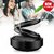 Black Solar Power Rotating Double Ring Perfume Fragrance Air Freshener Aromatherapy For Car Dashboard, Office , Home etc