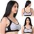 Rayyans (Pack of 2) High Export Quality Non Padded Non-Wired Sports Bra (Design n color may Differ)