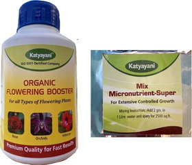 Flowering Fertilizer Booster for All Flowering Plants Roses, Orchids, Hibiscus, Jasmine etc with Mix Micro Nut