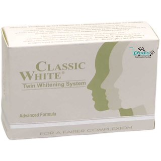                       Classic White Skin Whitening Soap (Pack of 12, 85g Each)                                              