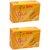 SILKA Herbal papaya Enriched Soap For Anti Wrinkle And Skin glow Soap 135g (Pack Of 2, 135g Each).