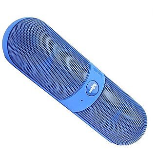 Delsys Pill Shape Wireless Bluetooth Speaker with FM/AUX,USB,Sd Card Slot/Call attending Feature