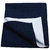 MR Brothers Baby dry sheet water resistance Medium size (27x39) Inches, NavyBlue and Maroon - Pack of 2
