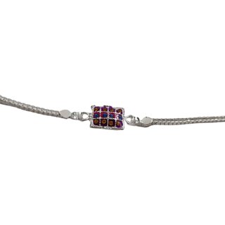                       silver rakhi bracelet for raksha bandhan                                              