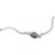 blue and white zircon stone rakhi beautiful silver rakhi bracelet for brother