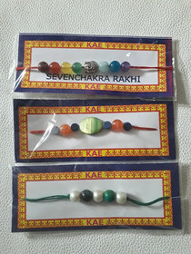 Shubh Sanket Vastu Multicolor Dora Rakhi For Brother  Rakhi Set Pack 3