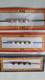 Shubh Sanket Vastu Multicolor Dora Rakhi For Brother  Rakhi Set Pack 3
