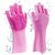 Liboni Silicone Magic Gloves for Household Cleaning Great for Protecting Hands in Cleaning 1 Pair (Assorted Colors)