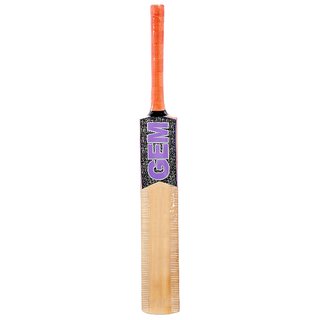 Buy GEM kashmiri Willow Cricket Leather Bat for Leather Balls Kashmir