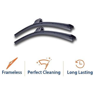 Autofetch High Performance Clear Advantage Frameless Wiper Blade for Maruti Baleno New (21 x 19 )