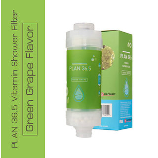 Plan 36.5 Vitamin Shower Filter(Green Grape Flavor)