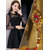 Vivient Plain Black Short A Line Dress For Women Raakhi Combo