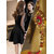 Vivient Plain Black Short A Line Dress For Women Raakhi Combo