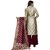 Pranavi Creation Brocade Self Design, Solid Kurta  Palazzo Dress Material  (Unstitched-)-Shree