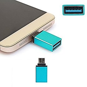 TYPE C To USB OTG Matel Adapter (Assorted Colors)