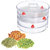 Silver Shine Plastic Hygienic Sprout Maker Box with 4 Container for Home (Assorted Color)