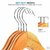 Silicon land 360 Degree Solid Plastic design Wood Garment Hangers with Non Slip Bar and Precisely Cut Notches (2)