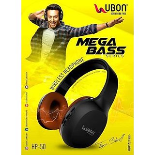 Ubon Mega Bass Series wireless Head Phone Hp 50