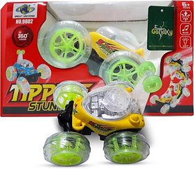 Rechargeable Stunt Car Big Size 360 Degree Rotating Remote Contro(Multicolor)