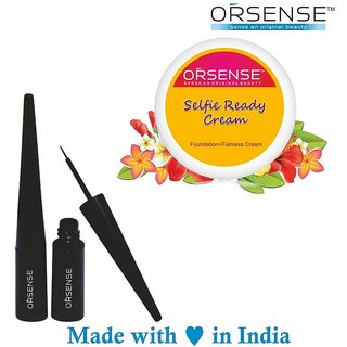                       Eyeliner with Selfie Ready Cream Combo                                              