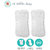 A Toddler Thing Microfiber Organic GOTS cotton Newborn diaper inserts Pack of 2