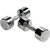 GS  Steel Chrome Fixed Dumbbell 5kg (Pair) Fixed Weight Dumbbell  (10 kg)