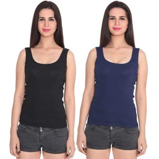 Women's  Girl's  Solid  Camisole Combo Of 2