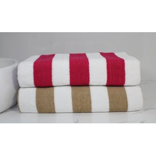 Thraunsha Elite Quick Dry Ultra Soft Pure Cotton 500 GSM Jumbo Size  Terry Towel/Bath Towel Beach Towel/Shower/ 30x60