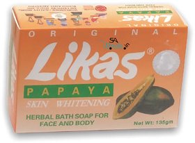 Likas skin whitening papaya soap 135g