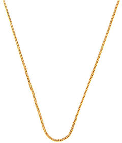 Simple Gold Plated Box Chain Thin Stylish Basic Style Evergreen Daily Wear Chain For Boys Men Gents
