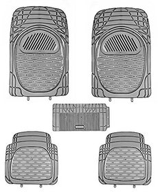 Auto Fetch Heavy Car Floor/Foot Mats (Set of 5) Smoke for Maruti Suzuki New Baleno