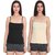 Women's And Girl's Adjustable Detachable Strap Camisole Combo Of 2